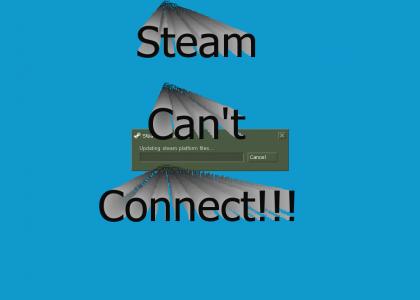 Steam can't connect, what a surprise!