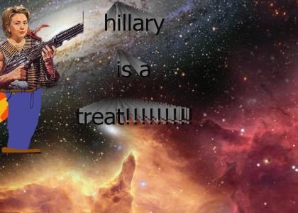 hillary is a threat to Earth