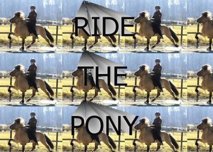 Ride the pony! (Dew Army)