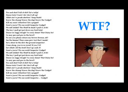 Crazy French Inspector Gadget Song!