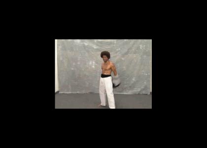 Epic Afro Ninja maneuver