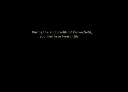 Cloverfield Secret Message!