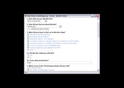 Scientology Site Feedback