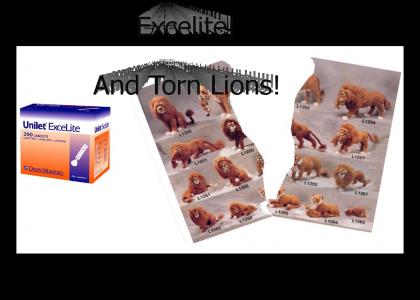 Excelite and torn lions