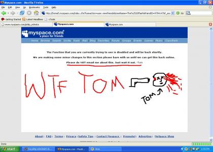 MySpace - I HATE Tom, he pisses me off