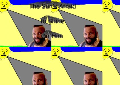 Mr. T Isn't BLACK!