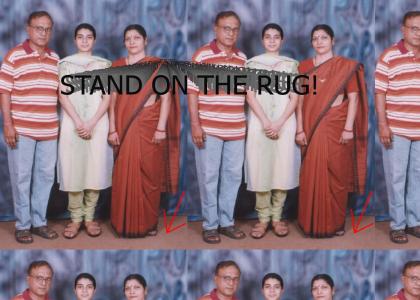 Stand on the Rug!