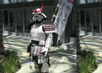 BEST. COSTUME. EVER. (storm trooper samurai)
