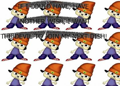 zomg, satanic messeges in parappa the rapper!