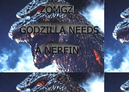 Nerf Godzilla