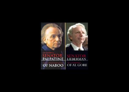 Joe Lieberman is Senator Palpatine!