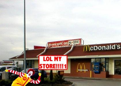 this is my store (now with 100% more Ronald)