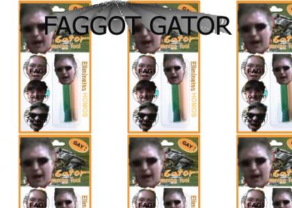 Faggot Gator! Yells Homophobic Remarks at Disposable Queers!