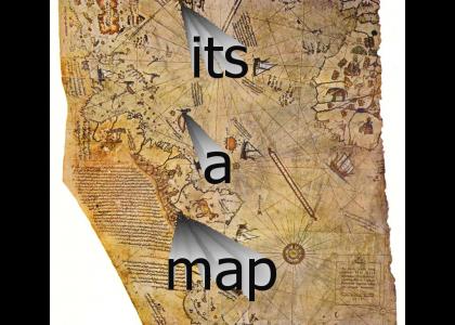 its a map