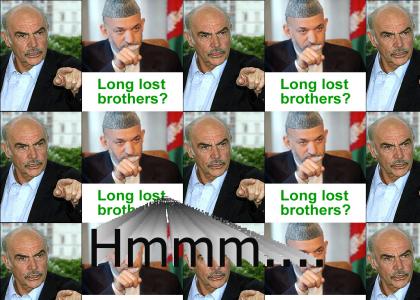 Hamid Karzai and Sean Connery- Brothers?