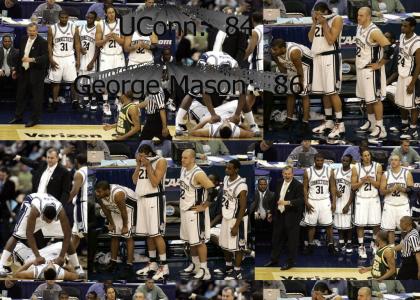 Oh Noes!!!!!  UConn get's upset by George Mason