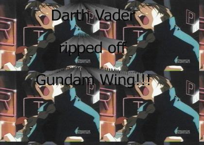 Darth Vader ripped off Gundam Wing!!!