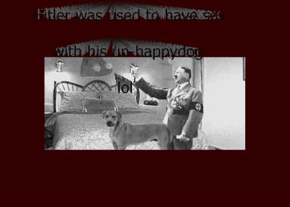 Hitler's dog is not amused - Francesco guarda! lo incula! è provato ora!!!