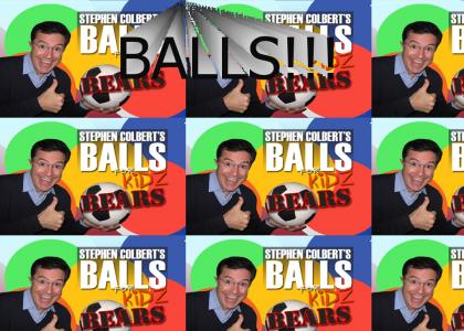Stephen Colbert diggin' the balls