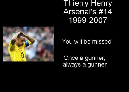 Theirry Henry leaves Arsenal