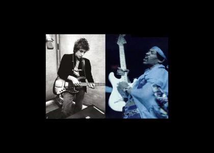Jimi Hendrix and Bob Dylan FTW
