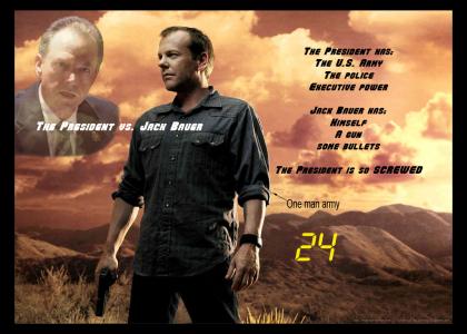 Jack Bauer vs. The President