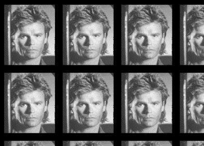 MacGyver Doesn't Change Facial Expressions