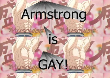 armstrong from fullmetal alchemist is GAY!! (new sound)
