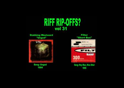 Riff Rip-Offs Vol 31 (Stabbing Westward, Filter)