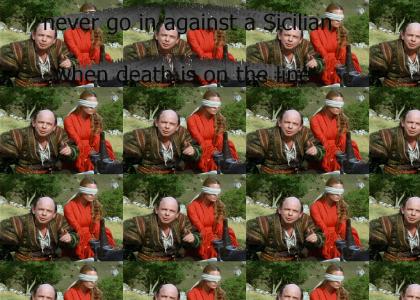 never go in against a Sicilian when death is on the line!