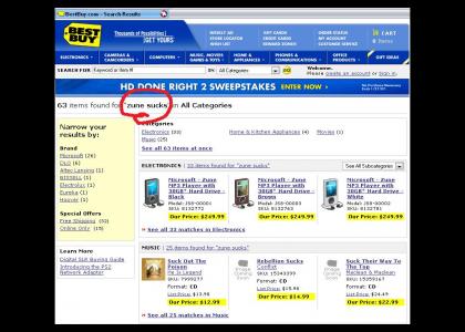 BESTBUY HATES THE ZUNE ALSO