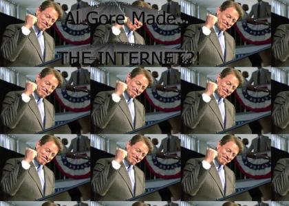 Al Gore!  He made the Internet!