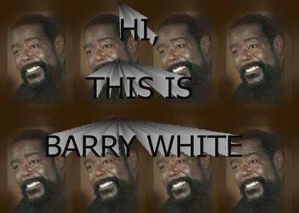 Barry White forgets his lines