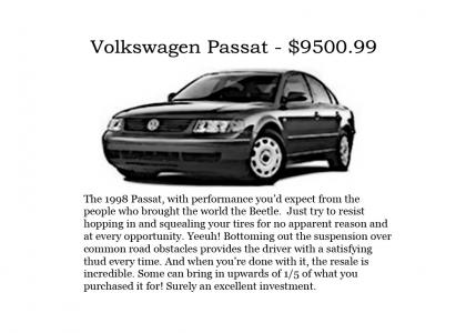 Excellent Investments: Passat