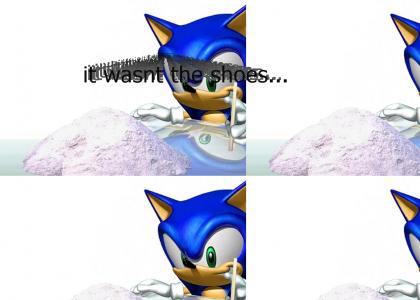 How come Sonic can run so fast?