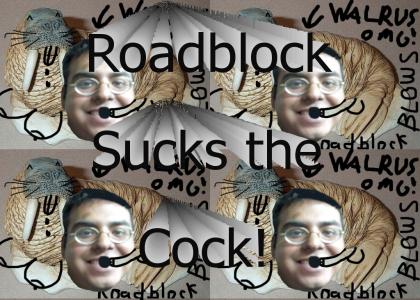 Roadblock sucks the cock!