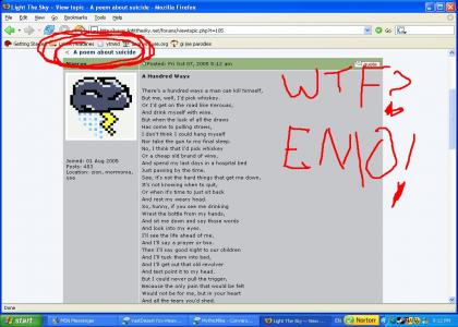 Wtf? found emo!