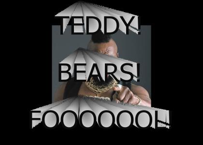 Mr. T Sniffs Teddy Bears