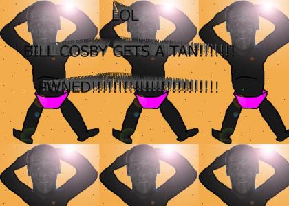 BILL COSBY GETS A TAN!!