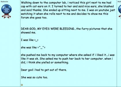 Something Awful goon fails to sex0r a furry