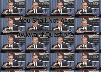 Rumsfeld Uses Hypno-Hands