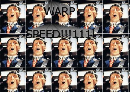 Zefram Cochrane hates warp speed