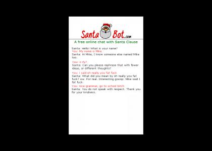 Santa Has Bad grammar