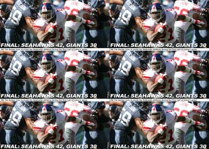 Giants 30 Seahawks 42