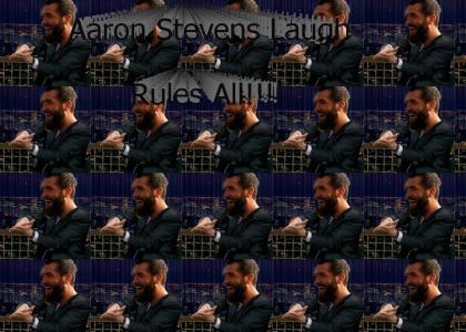 Aaron Stevens is Conan is an alligator laughing
