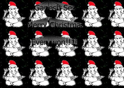 Ganesh Wishes you a Merry Christmas