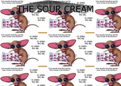 the sour cream