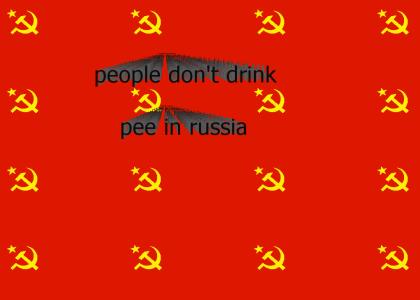 drink pee in Russia