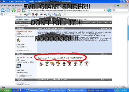 Giant Spider of Doom!!