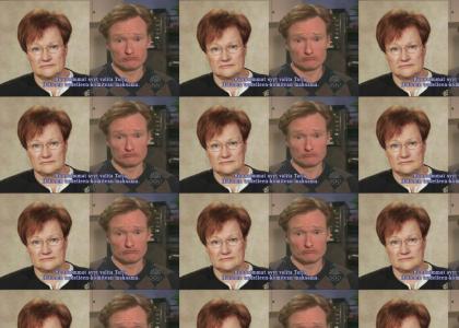 Conan is...A FINNISH WOMAN